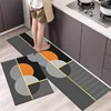 Kitchen Pvc Mat Waterproof Floor Mats Leather Carpet Non-slip Area Rugs Home Oil-proof Long Rug Set Alfombra De Cocina 주방 카펫 2