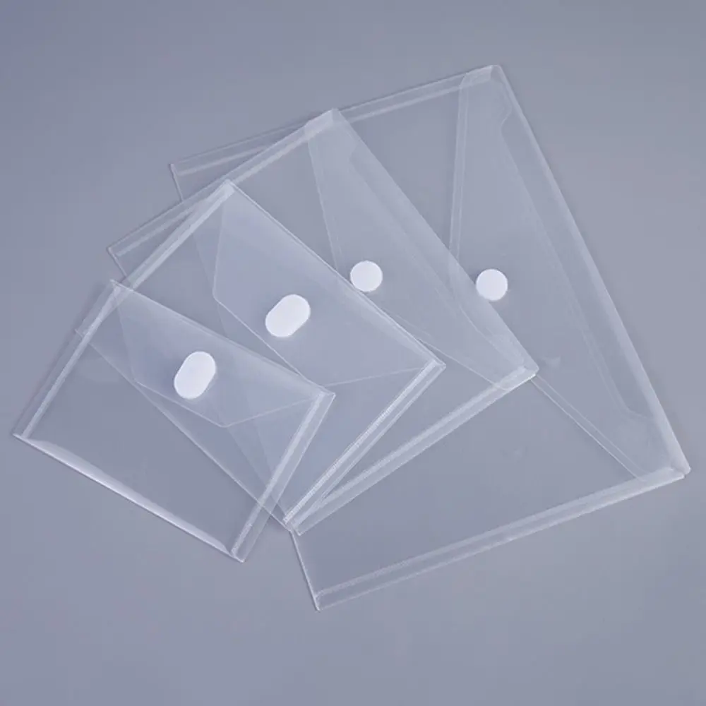 Waterproof Plastic File Folder Transparent Document Bag