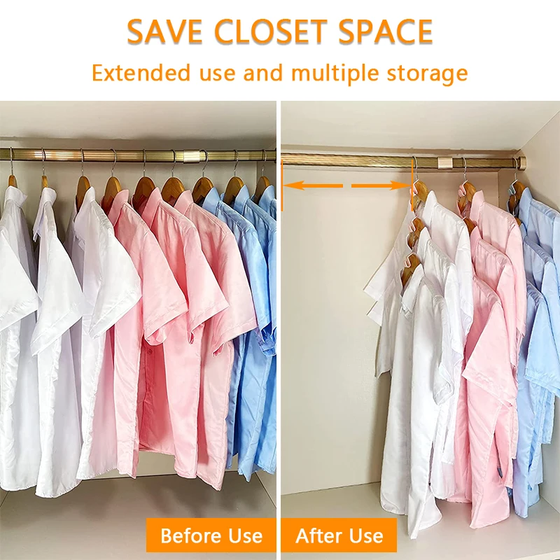 Mini Clothes Hanger Connector Hooks clothes hanger storage hanger hook Cascading Clothes Rack Holder Space-Saving Hanger Extender Clip for Organizer Closet Bedroom