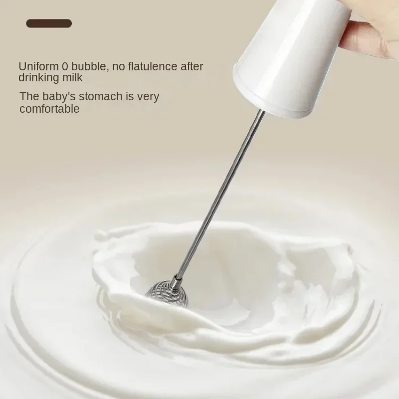 108 Electric Milk Stirrer-Anti-Clumping Baby Formula Mixer, Non-Foaming Milk Powder Stirring Tool, Smooth Formula Blender.