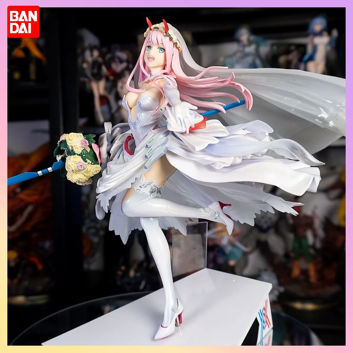 Darling In The FRANXX Anime Figure Zero Two 02 Wedding Action Figure Hiro  Ichigo Goro My Darling Figurine Collectible Toys Gifts - AliExpress