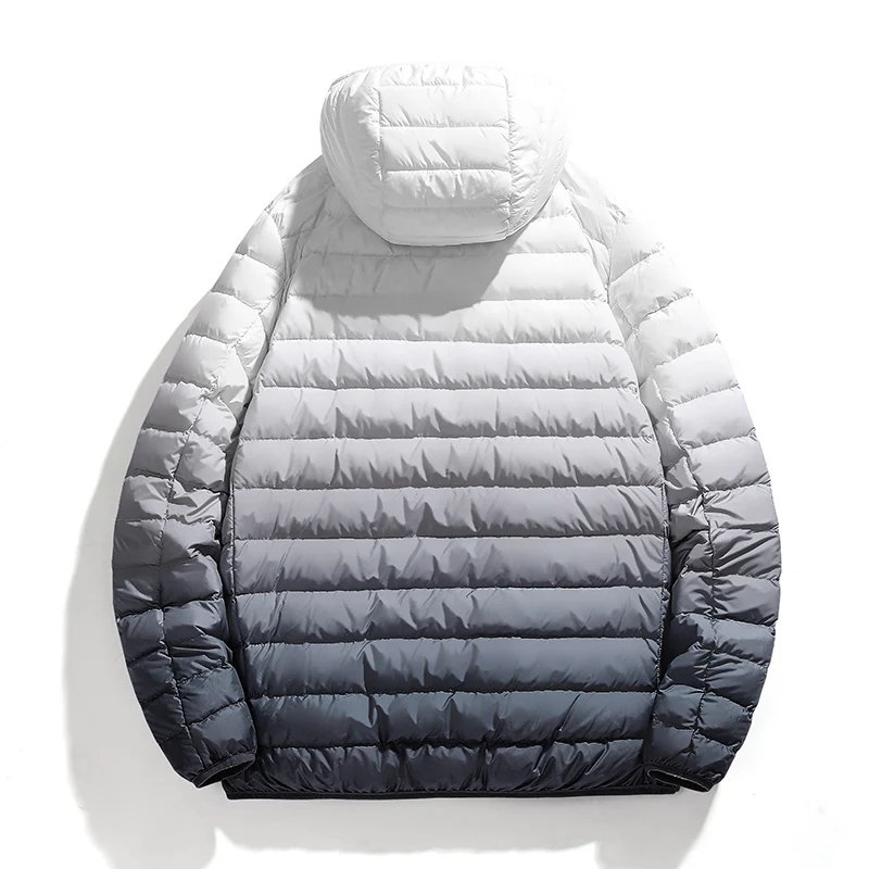 90% White Duck Down Lightweight Down Jacket With Solid Standing Collar Casual and Versatile Warm Down Jacket for Men and Wome