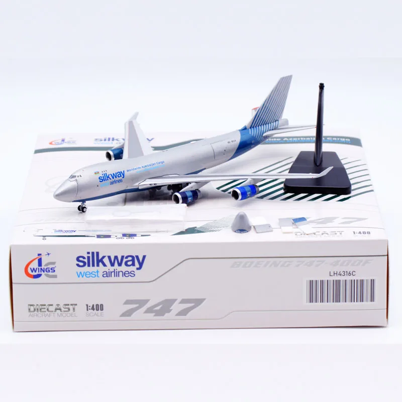 Коллекционный самолет из сплава LH4316C, подарок, фотосессия 1:400, Интерактивная серия Silk Way West, модель 4K-BCH Боинга