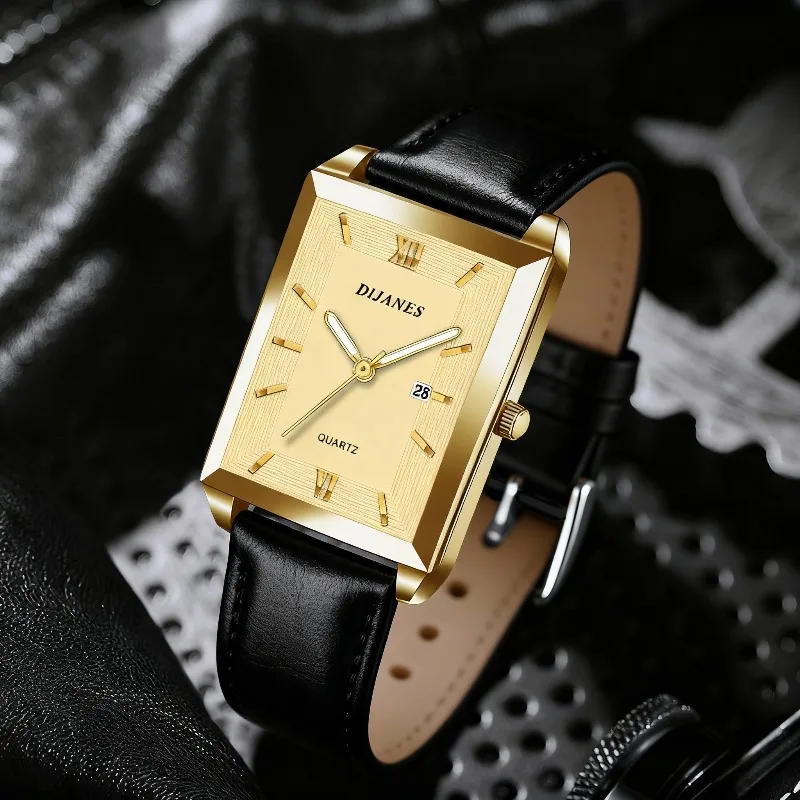 Orologi da Uomo di Marca Top, Moda Semplice con Cinturino in Pelle, Orologio da Polso Analogico al Quarzo, Casual Business, Regalo per Lui, Reloj De Hombre - Image 5