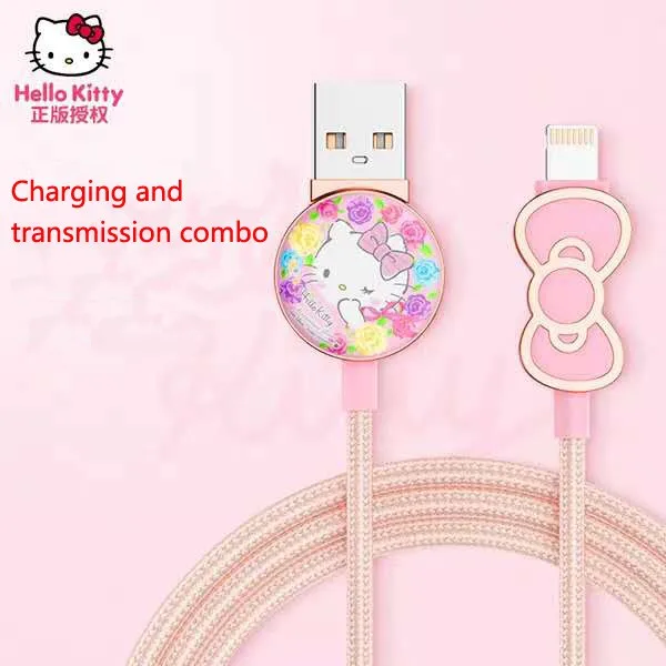 Кабель для передачи данных HelloKitty Apple type-c кабель Android цинковый сплав 3D Головка