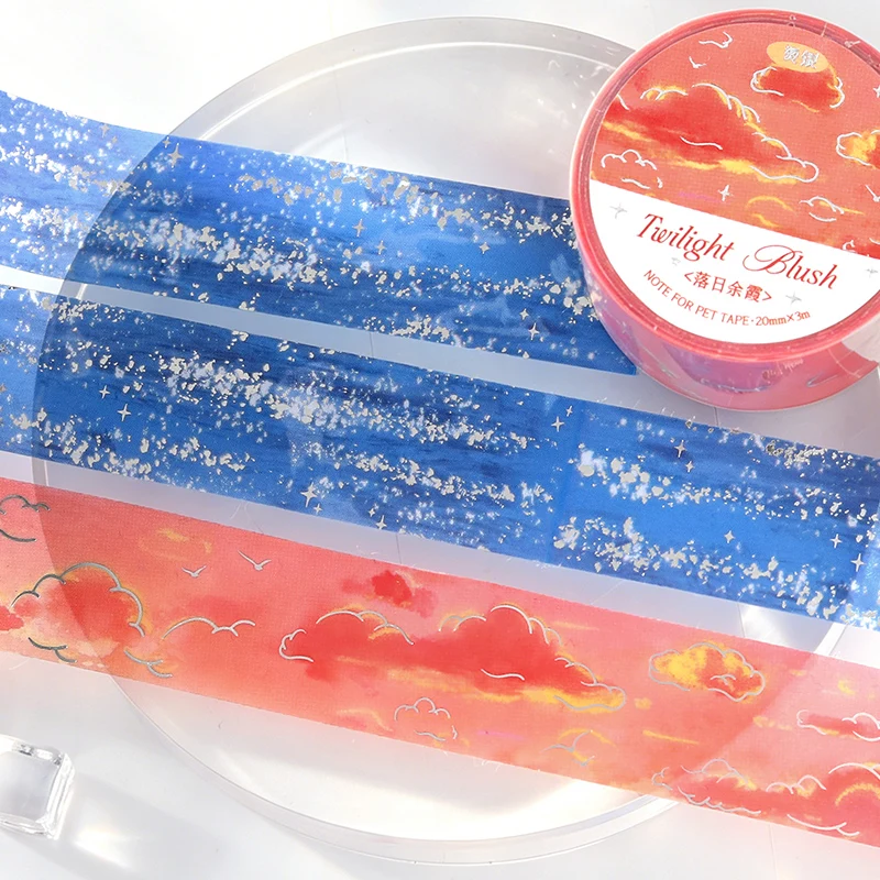 티안지 20mm X 3m 그리피스 레귤러 시리즈 카와이 인스 귀여운 디저트 반짝이 모래 와시 테이프 DIY 스크랩북 에스테틱 마스킹 테이프