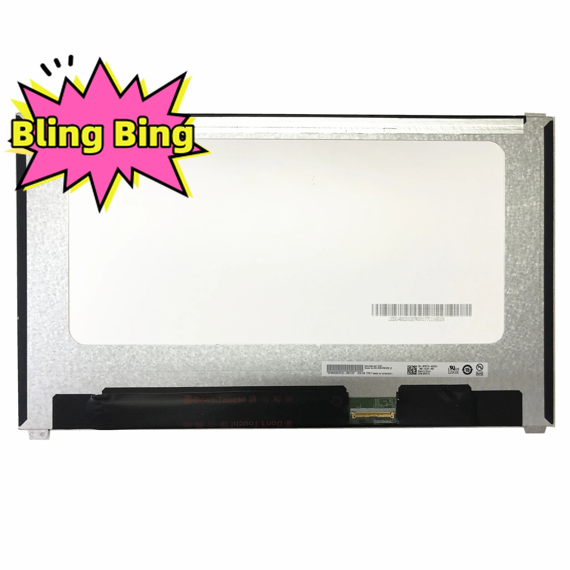 

B140HAK02.2 14.0Inch 1920×1080 LED Display For Dell With Touch Digitizer Matrix Latitude E7480 E7490 Laptop Screen