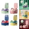 Cartoon baby Toilet Seat Potty Stool, Bedpan Toilet Training Seat Trainer Seat Pot, Removable Container for Boys Girls 3