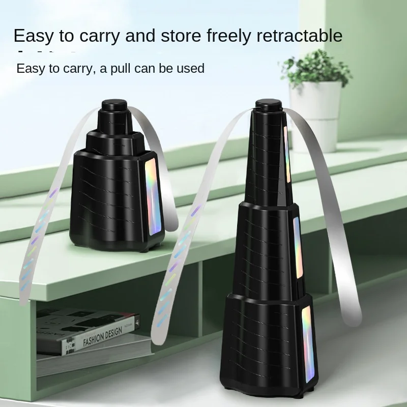 Insects Repeller 6Pcs Electric Fan Portable Mini Fly Repellent Indoor Outdoor Table Use Holographic Blade Fly Repeller Stretchable Fan