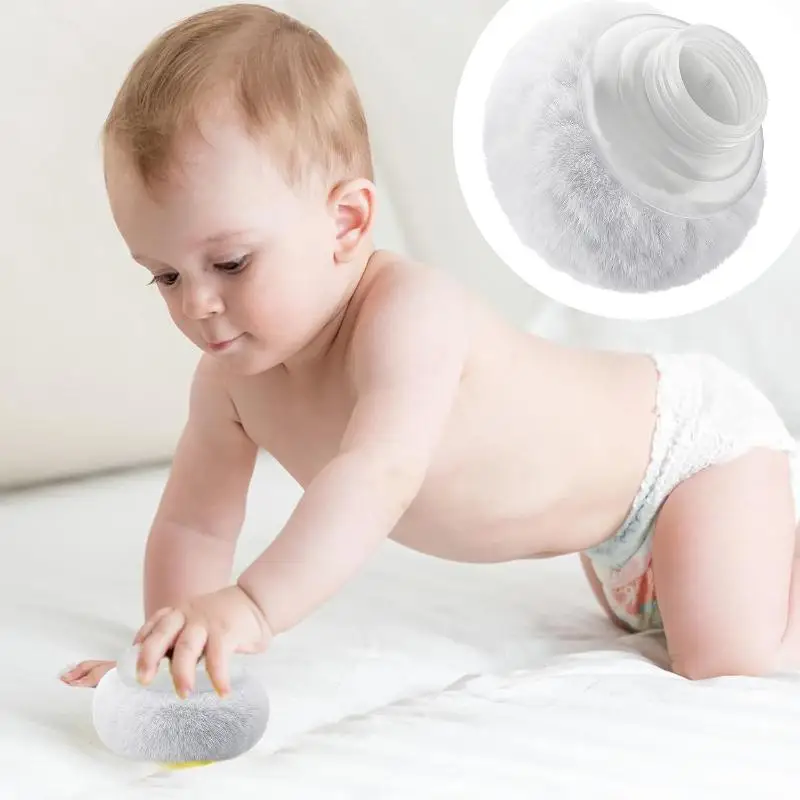 Spugnetta Morbida per Bambini con Custodia Impermeabile, Spugna Cosmetica Delicata sulla Pelle per la Cura del Viso e del Corpo dei Bambini - immagine 6
