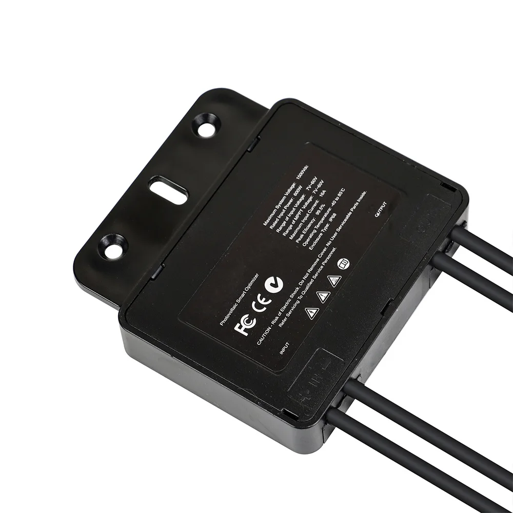 Solar Panel Optimizer HELIOTEC Integrated PV Power Optimizer MPPT 600W 60V Input IP67 Real-time Solar Panel Monitoring Voltage-Limiting Anti-Hotspot