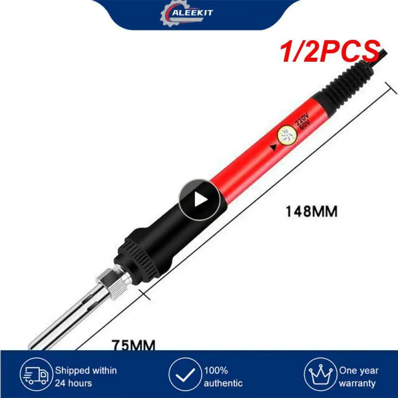 

1/2PCS Soldering Iron Adjustable Temperature Electric 220V 110V Welding Solder Rework Station Heat Pencil Tips Repair Tool Tips