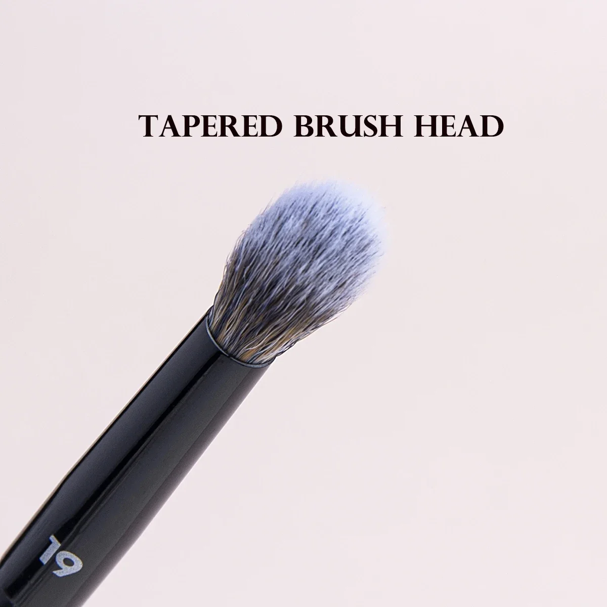 19 Crease Brush Professional Eyeshadow Crease Smudge Blending Makeup Brush Tapered Precise Eye Shadow Powder Crease Brush 2