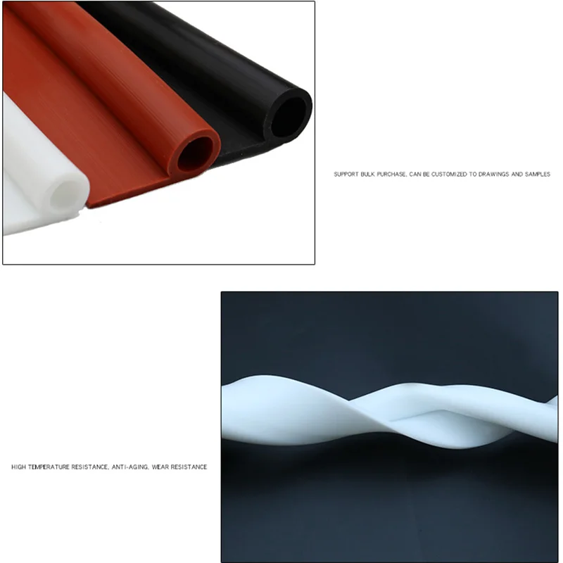 Oven Door P Shape Silicone Sealing Strip High Temperature Oven Steam Door Window Rubber Weatherstrip Parts P-type