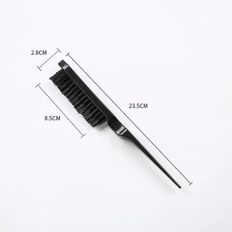 1 Pcs Pro Salon Hair Brushes Comb Slim Line Teasing Back Combing Hair Brush Slim Line Styling Tools DIY Kit Wholesale Hair Combs 6