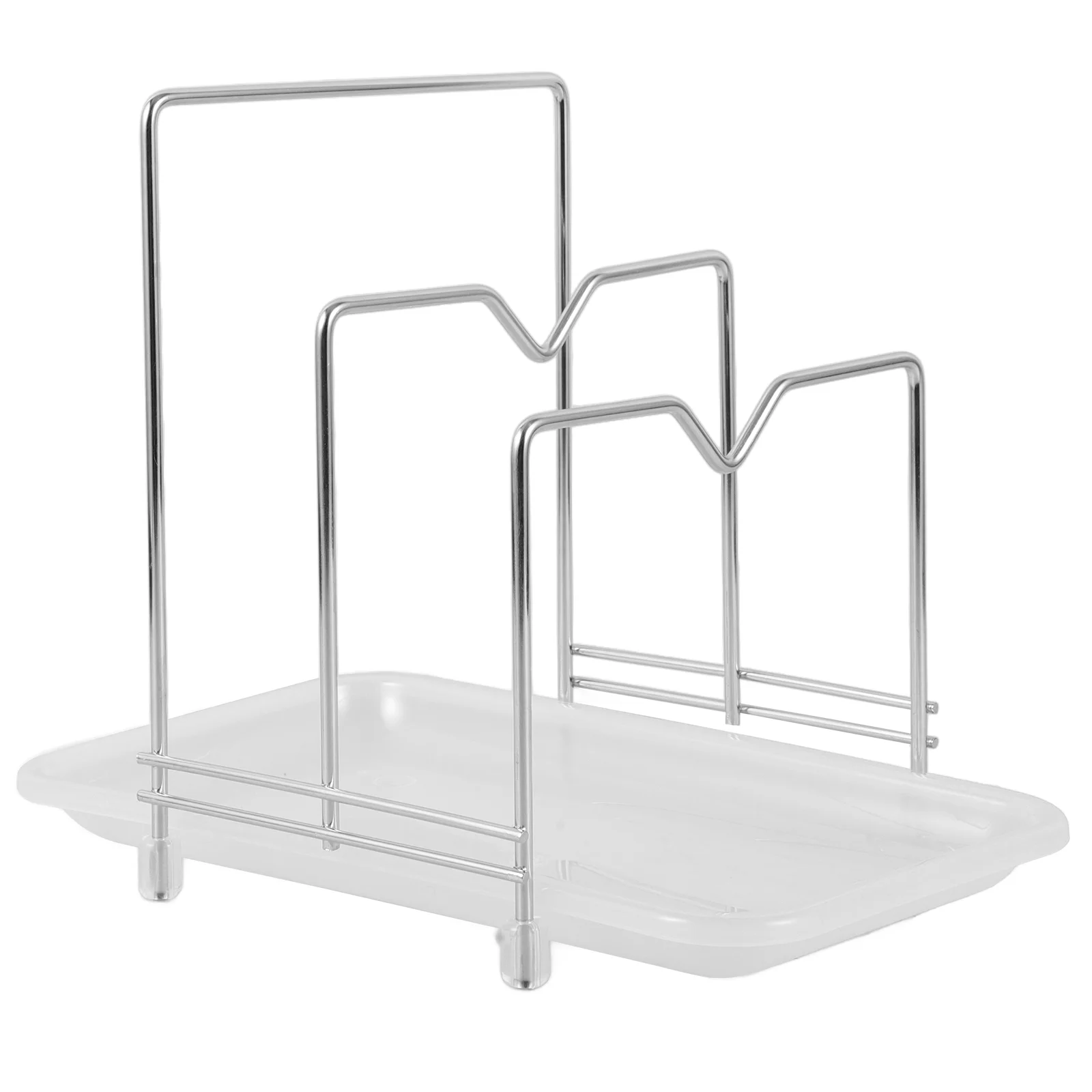 

Chopping Board Stand Baking Organizer Storage Blade Holder Lid Stainless Cutting