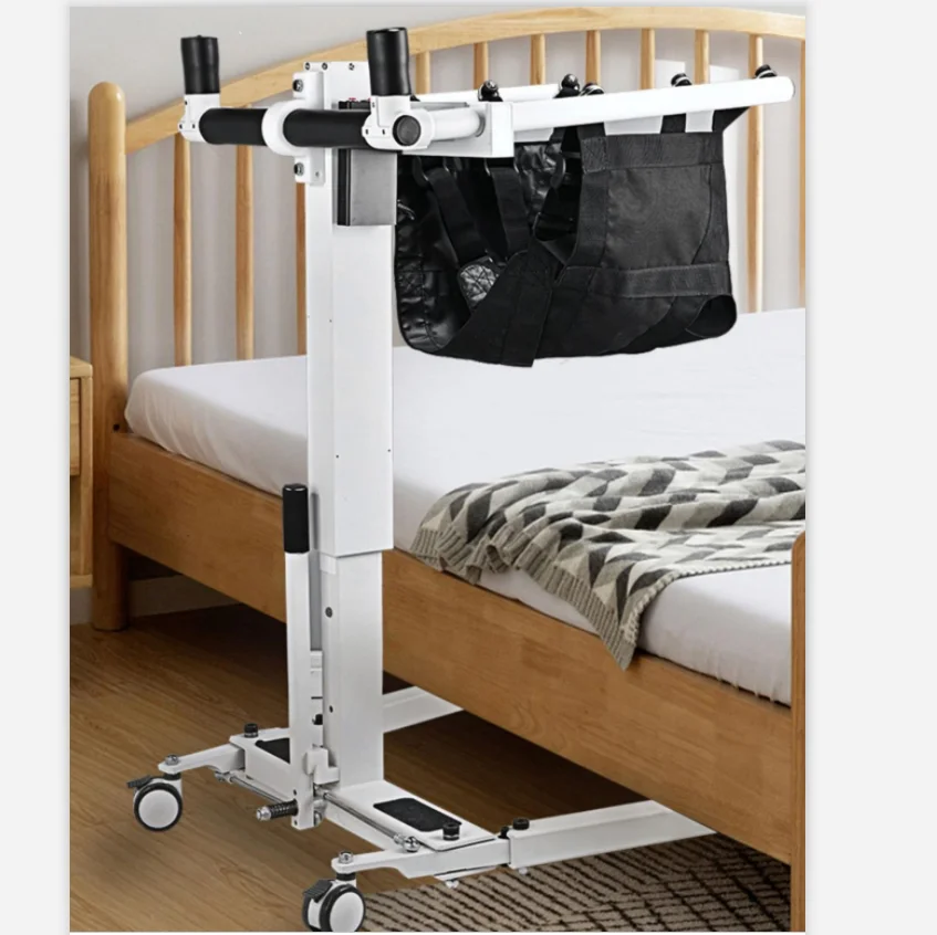 Electric Patient Transfer Lift Multifunctional Open Up Wheelchair Mobile Seat Bed Disabled Elderly Toilet Commode chair 2