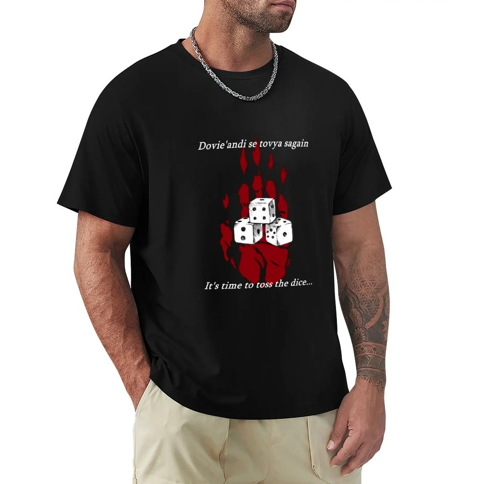 

Time to toss the dice T-Shirt shirts graphic tees kawaii clothes tops customs design your own men graphic t shirts