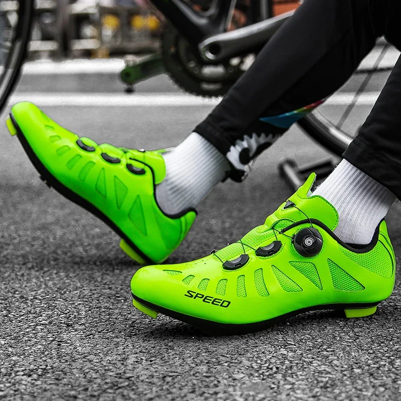 Cycling Shoes Mtb Road Bike Boots Cleats Shoe Non-slip Men Mountain Bicycle Flat Sneakers SPD Racing Speed Cycling Footwear