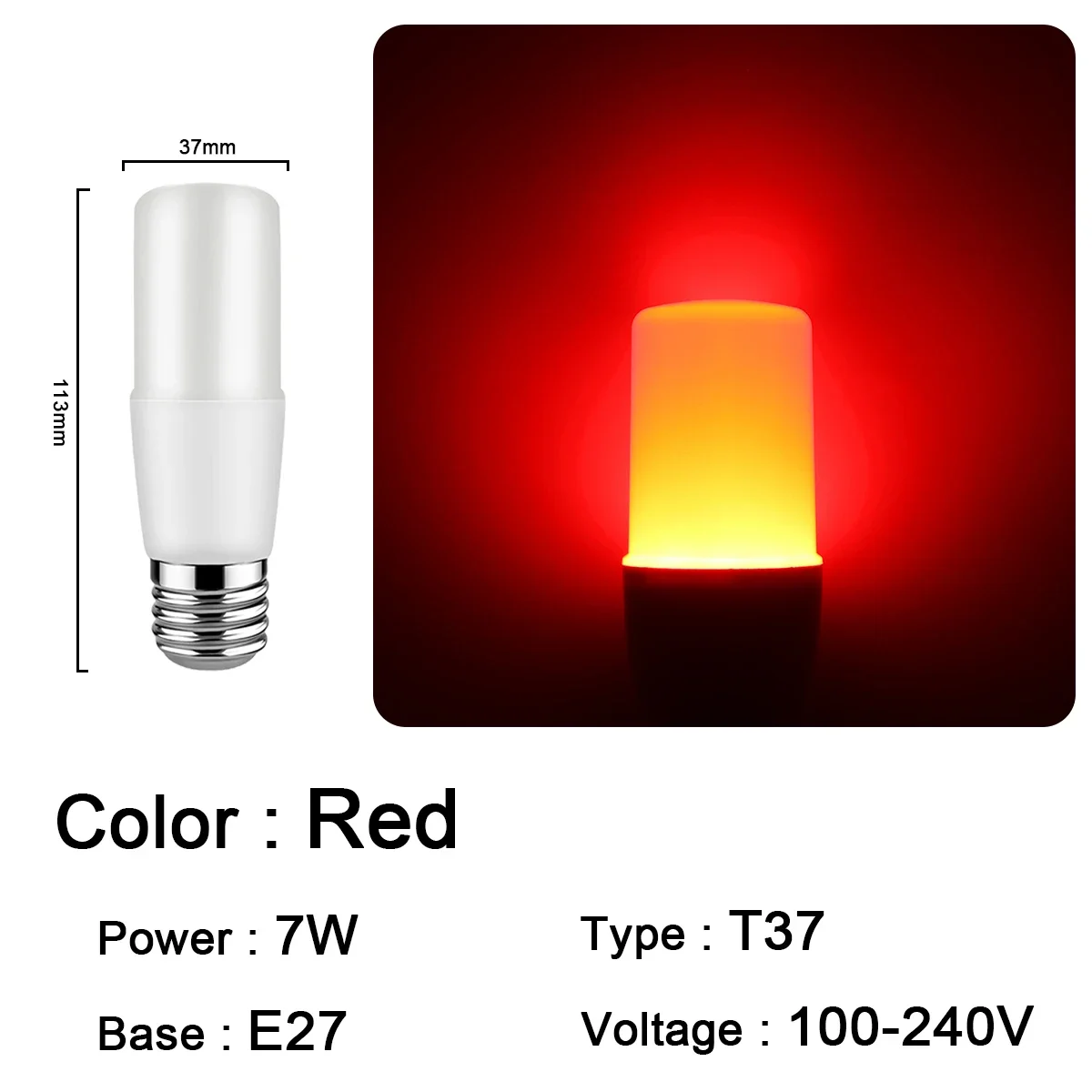 T37 E27 RED