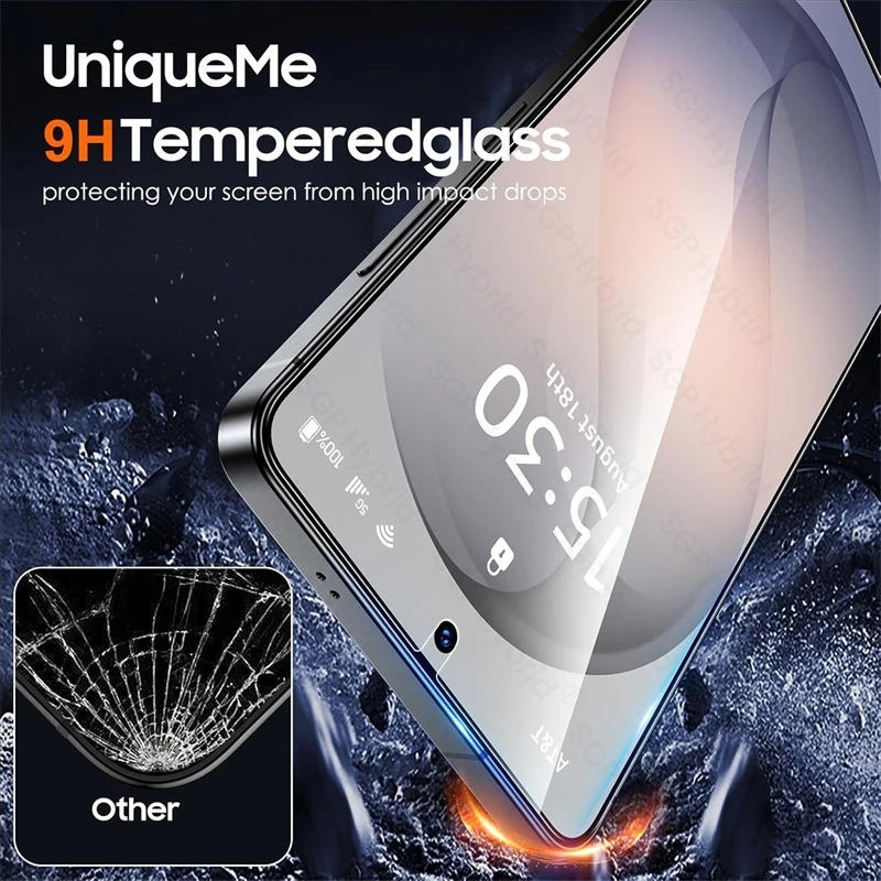 Premium Protective Case with 9H Tempered Glass Screen & Camera Protector Cover Film