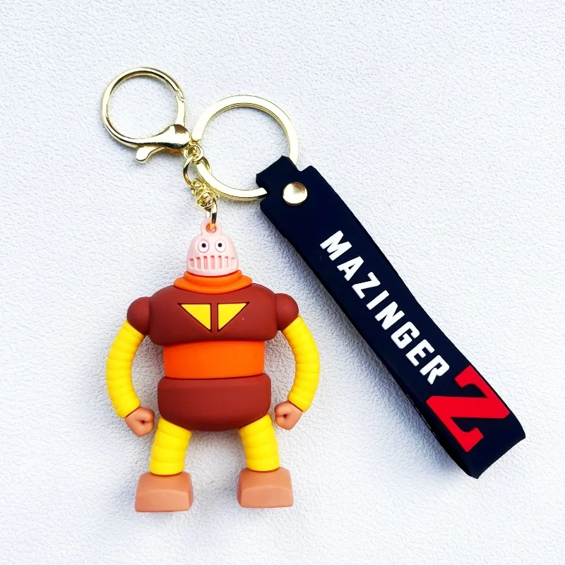 アーティザナル キーリング 激レア アーカイブ Classic 3D Cartoon Mazinger Z Characters Pendant Keychain