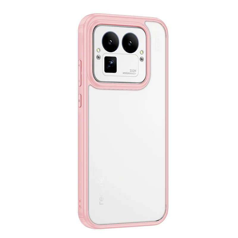 Frosted Hard PC Shockproof Camera Protection Translucent Phone Case