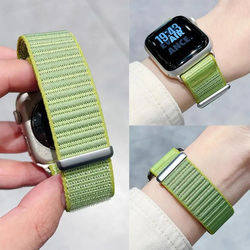 Breathable Nylon Loop Sport Band Replacement Bracelet Strap