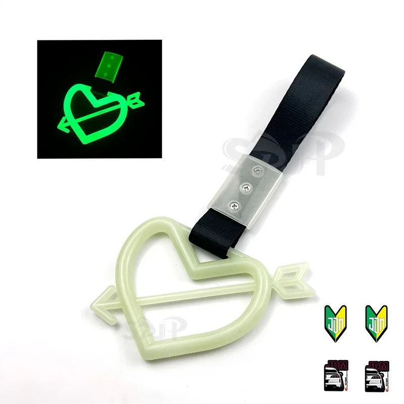 JDM Train Bus Handle Tsurikawa 1Pcs Cupid's Arrow Ring Tyling Drift Charm Strap for Auto Car car decoration strap car accessories strap