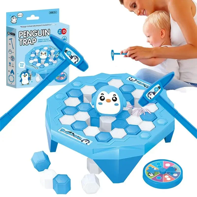 Trend Kids Toys Parent-Child Family Party Save Penguin Ice Block Breaker Trap Board Game Stress Reliever Fidget Toys