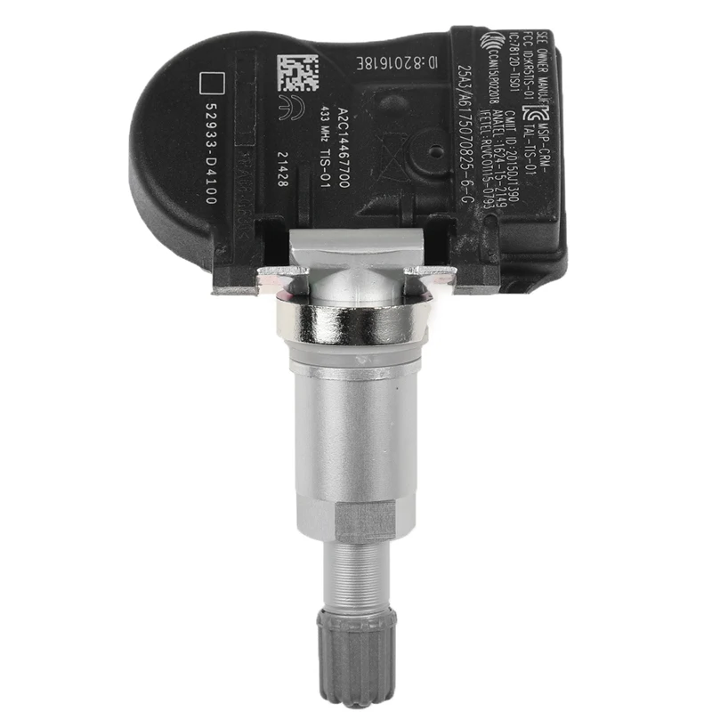 VRVR Ÿ̾ з , 52933-D4100, 52933D4100, 433 MHZ, TPMS,  Ʈ ׽ý ̿, ī,  ڳ, ҿ Ϸ, Ƽ