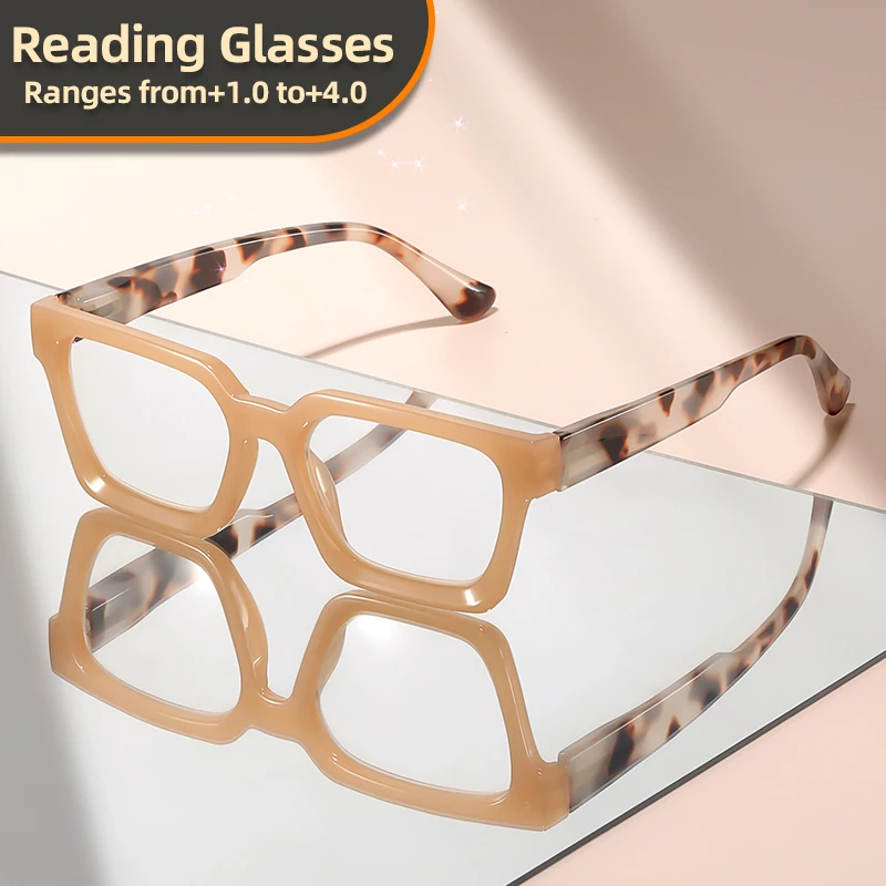 Classic Retro Small Square Frame Reading Glasses