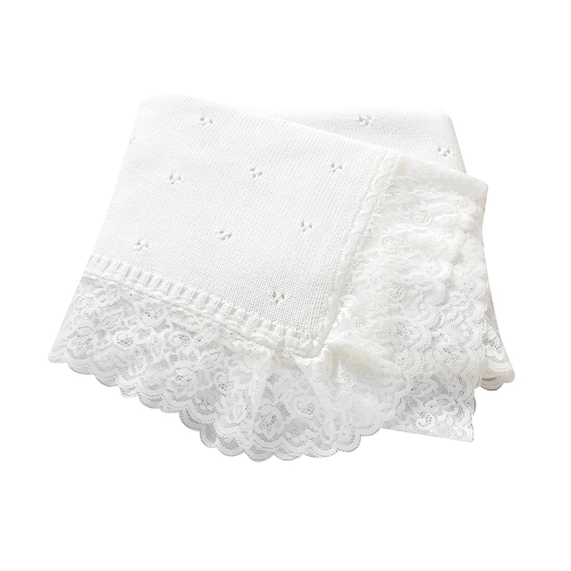 Baby Blankets Cotton Newborn Boys Girls Swaddle Wrap Quilts For Stroller Bedding 102*82cm Children Cellular Ultra-Soft Knitted