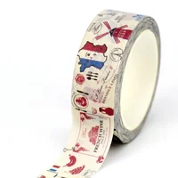 NEW 1PC 10M Deco Vintage Paris Eiffel Tower Washi Tape for Scrapbooking Journaling Adhesive DIY Masking Tape Cute Stationery 1