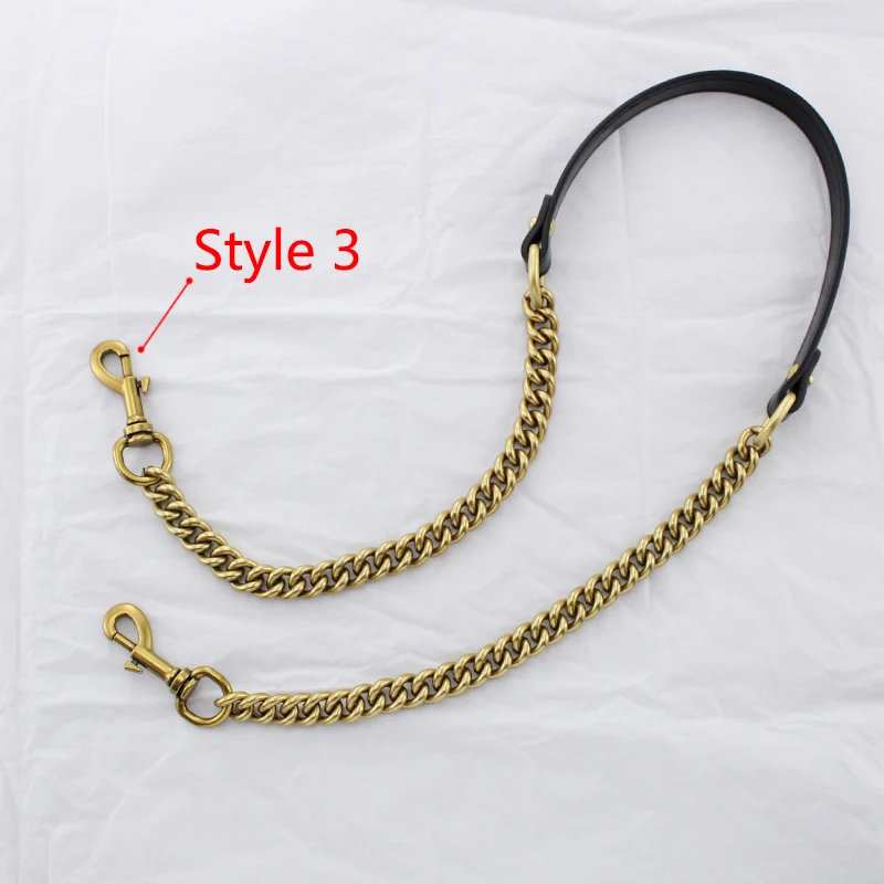 TINBERON Chains Strap Handbag Handles Shoulder Straps Luxury Design Vintage  Gold Bag Chain Strap Replacement Leather Bags Straps