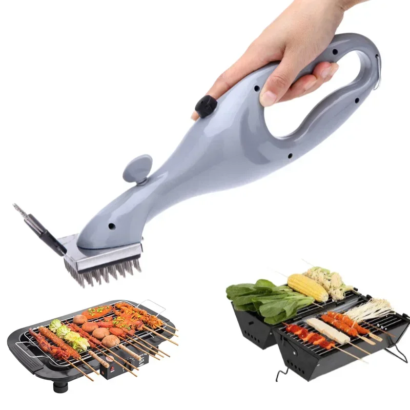 BBQ Grill Outdoor Steam Cleaning Brushes Barbecue Cleaner Suitable for Charcoal Scraper Gas Accessories Cooking Kitchen Tool