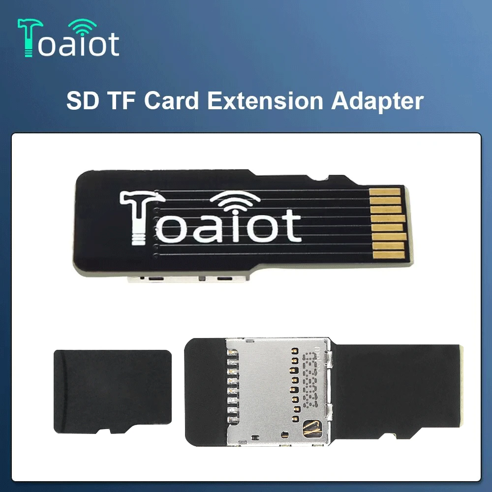 

Toaiot SD TF Memory Card Kit Male to Female Extension Adapter Extender Test Tools PCBA Connector for 3D Printer Mobile Computer