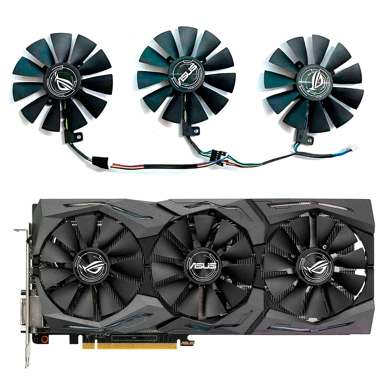 Новый сменный вентилятор для видеокарты ASUS GeForce GTX1070 1070ti 1080 1080ti ROG STRIX T129215SU/T129215SM