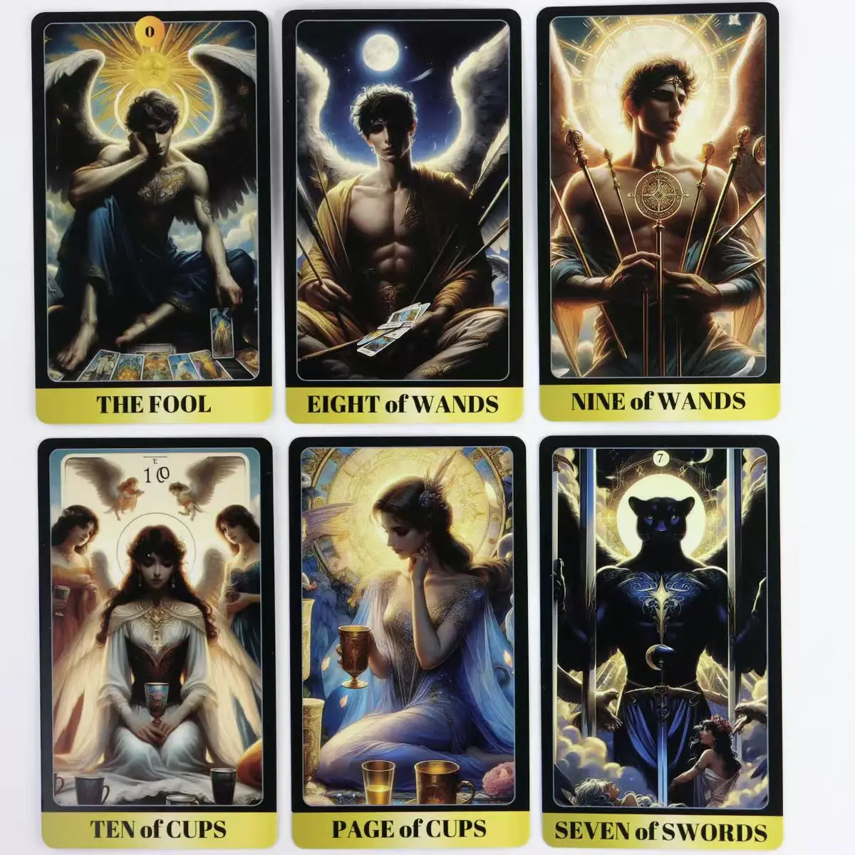 78 Tarot Cards 10.3*6cm Deck Angel Theme Tarot Deck for Beginner Unique Tarot Cards 3