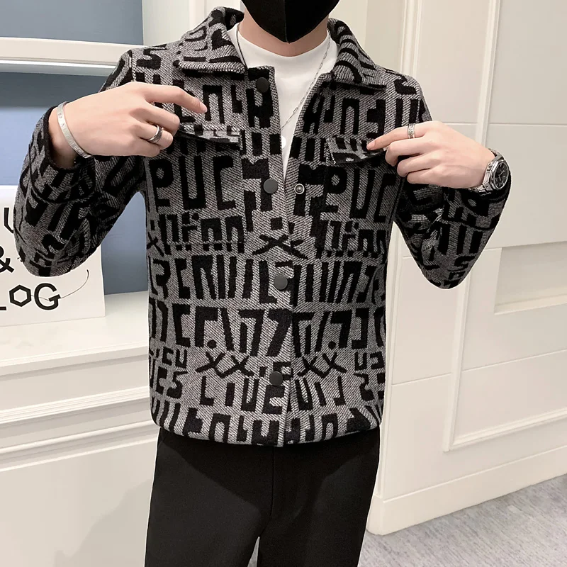 2022 Brand Cardigan Men Fashion Casual Streetwear Sweater Coat Men Top Quality Autumn Winter Thick Warm Wool Cardigans S-3XL