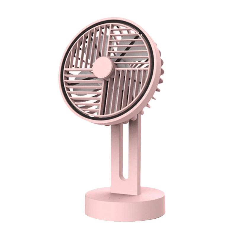 

180 Degree Manual Adjustment Of Desktop Fan Mini USB Charging Portable Mute Office Desktop Fan