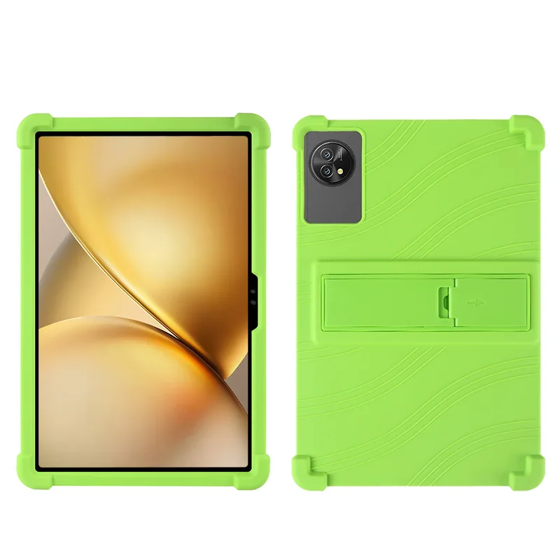 Kids-Friendly Soft Silicone Protective Tablet Case with Adjustable Stand