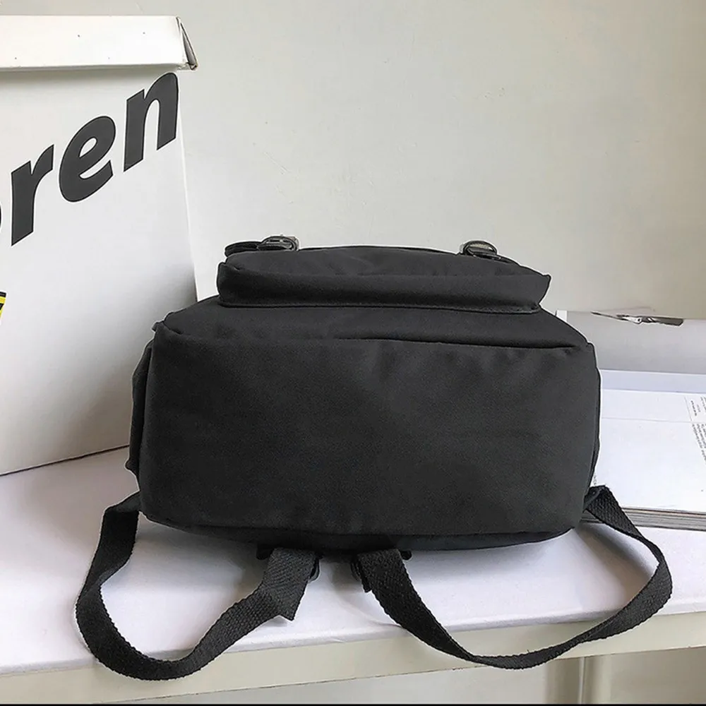 Anime Mochila OSHI NO KO Hoshino Ai Backpack Black Shoulder Travel Bags Students School Book Bag For Kids Teens
