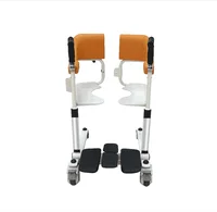 Design for Elderly Lift Transfer Wheelchair with Wheels Disability Toilet Chair Plastic Chamber Pot 1