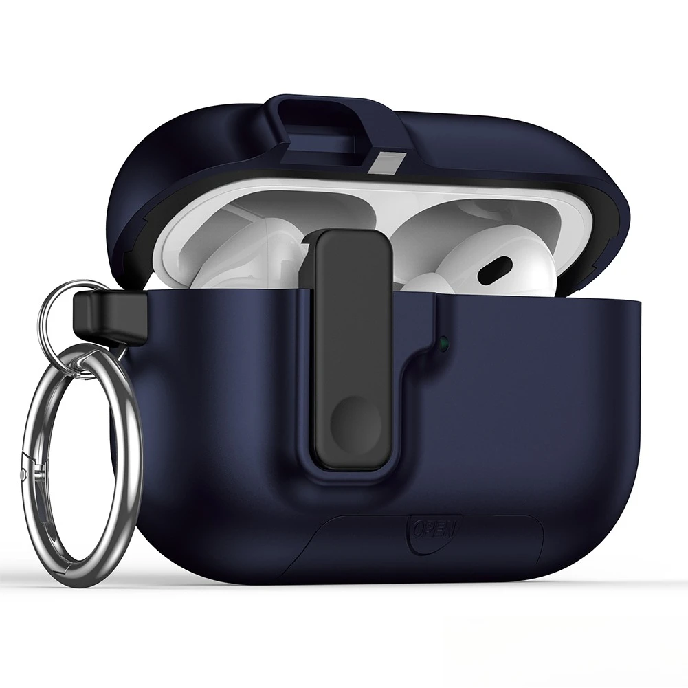 Premium Magnetic Lid Lock Earphone Protector with Luxury Hybrid Case