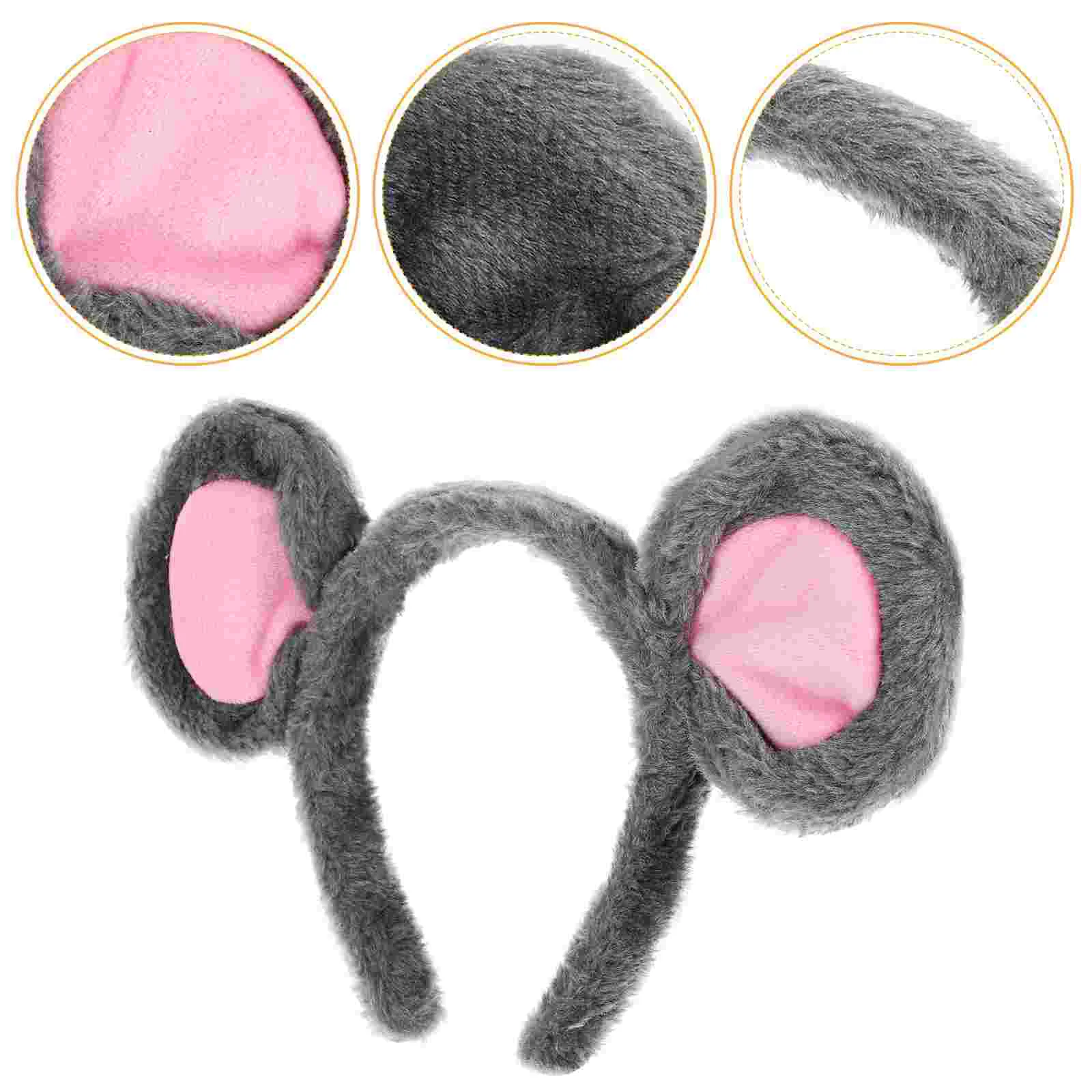 Karen Smith Mouse Ears Animal Headgear Costume Headband Hair Hoop Cosplay Headdress 3