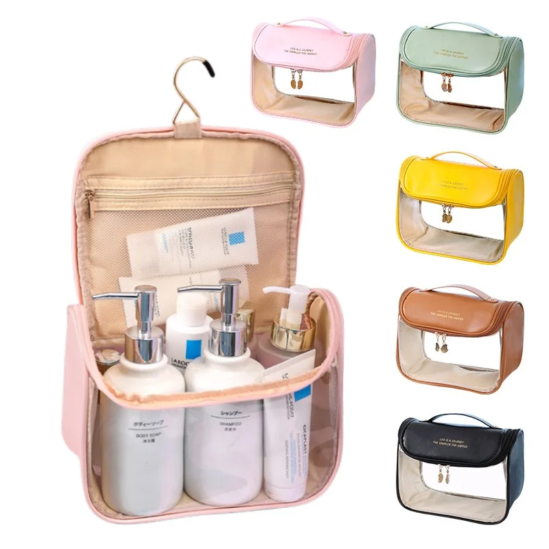 

Women Cosmetic Toiletry Bag Portable Hanging Wash Storage Pouch Travel Waterproof Makeup bags bathroom Make up Organizer Cases