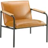 Boulevard Café Lounge Chair, Metal Camel finish 1