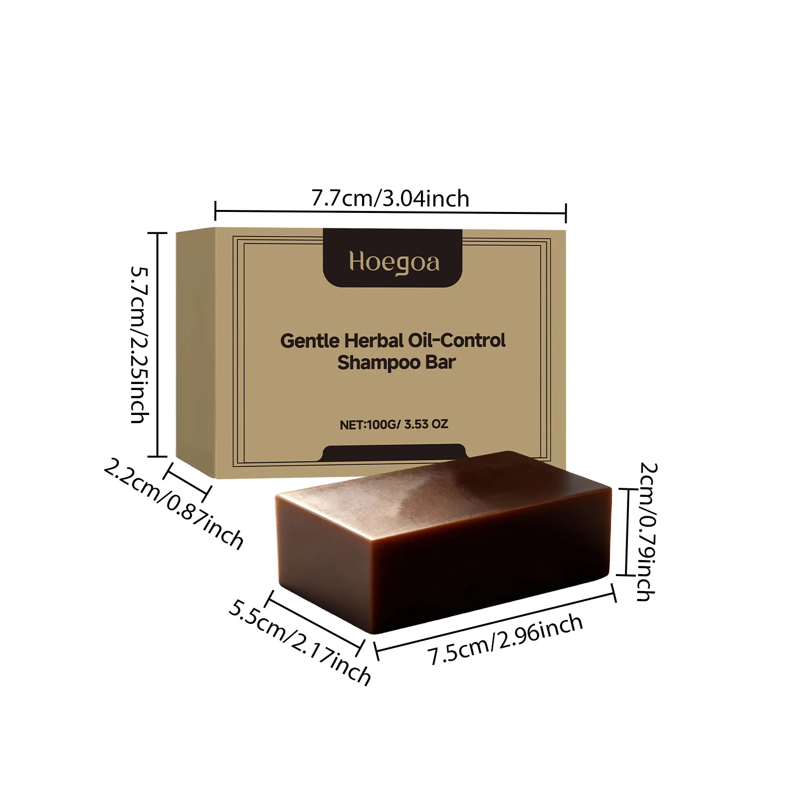 Herbal Oil-Control Shampoo Bar-A Hair-Care Shampoo Bar for Cleansing Hair ,Nourishing Tresses,and Delivering Smooth Shine&Volume