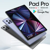 Tablet Pc Android Original 10.1 Inch Global Version 8+256GB SIM 4G LTE Wifi Android 12.0 Google Play Smart Tablet Free Touch Pen 2